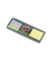 Ruler with sticky notes & clips