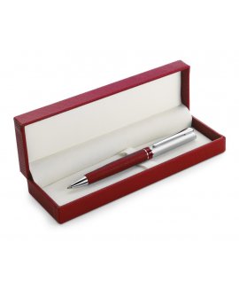 Ball pen in a matching coloured case